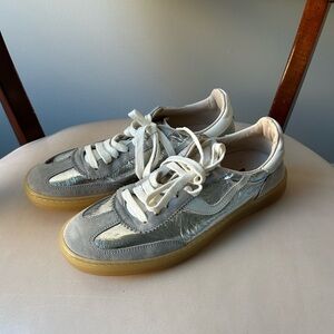 Moma grey and silver sneakers